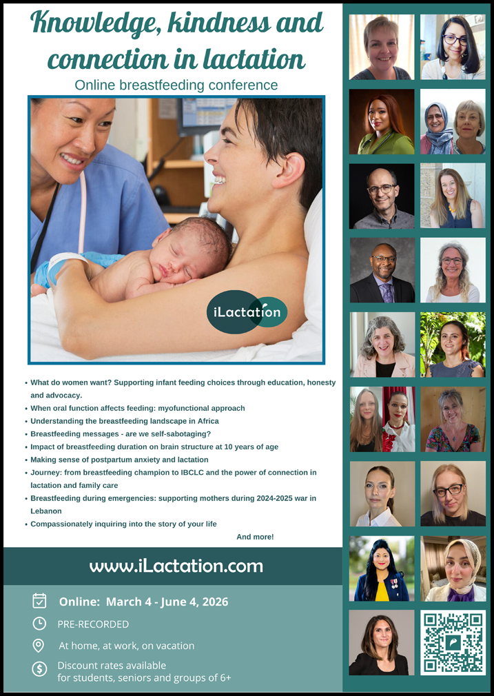 Knowledge, kindness and connection in lactation poster